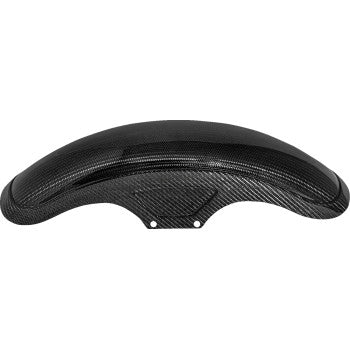 SADDLEMEN Front Fender - Carbon Fiber/Gloss - Dyna/Sportster CF-8-0003