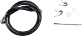 DRAG SPECIALTIES Brake Line - Front (Upper) - Black 640210-BLK