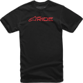 ALPINESTARS Ride 3.0 T-Shirt - Black/Red - XL 1232722001030XL