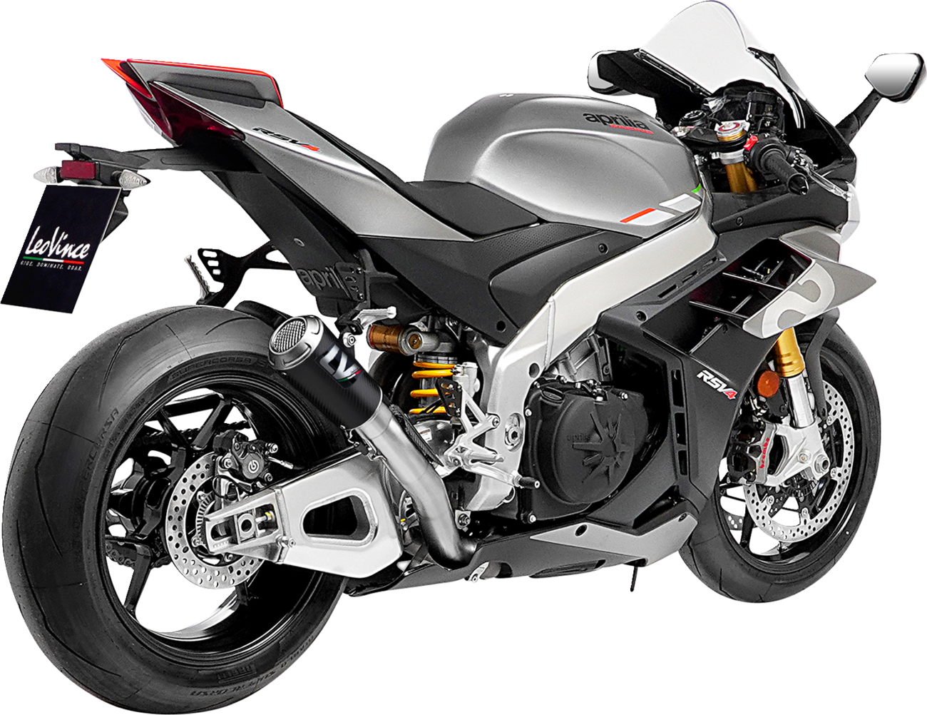 LEOVINCE LV-10 Slip-On Muffler - Carbon Fiber 15248C