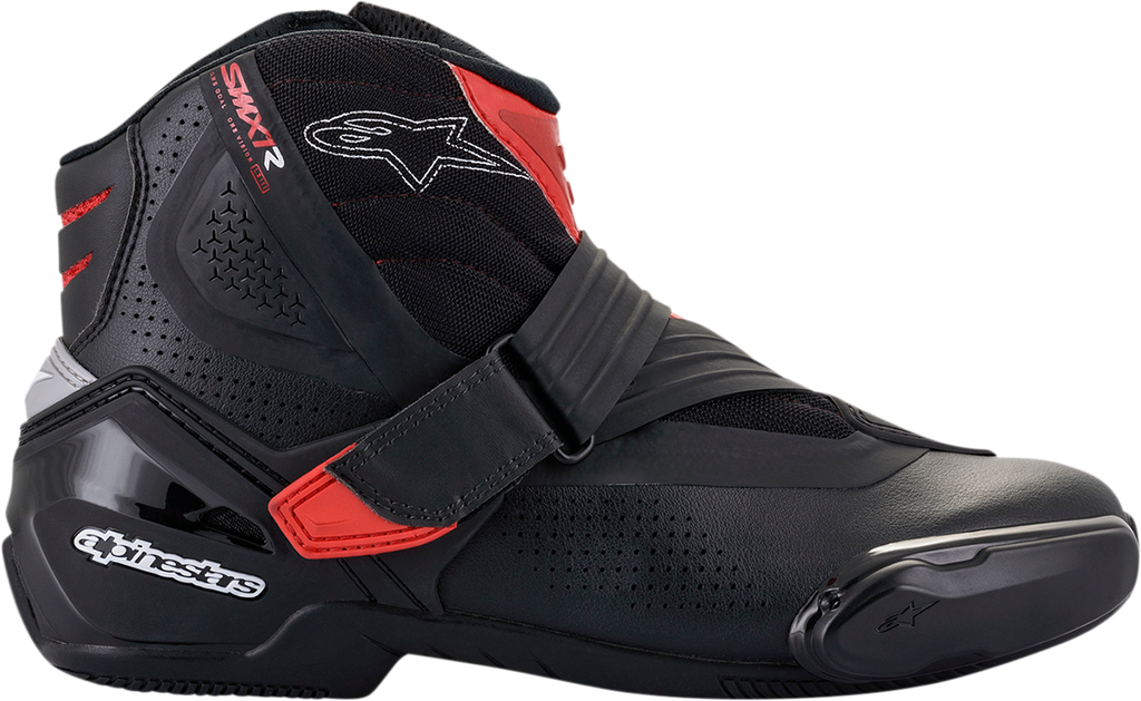 ALPINESTARS SMX1-R V2 Boots - Black/Red - US 10.5 / EU 45 2224021-13-45