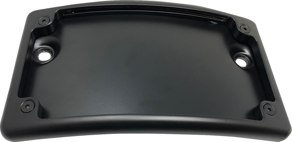 KODLIN MOTORCYCLE License Plate Kit - Curved - Black KUS20100