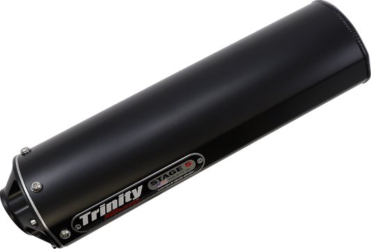 TRINITY RACING Stage 5 Slip-On Muffler - Cerakote Black TR-4158S-C2