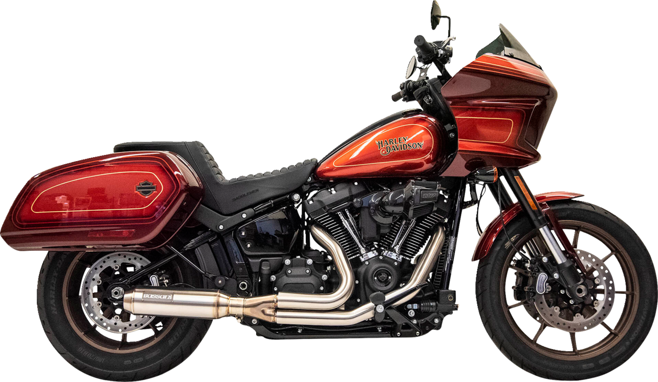 BASSANI XHAUST Road Rage Stainless 2-into-1 Exhaust System - Super Bike Muffler 1S78SS