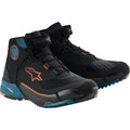 ALPINESTARS CR-X Drystar® Shoes - Black/Petrol/Orange - US 8.5 / EU 41 2611820-1649-8.5