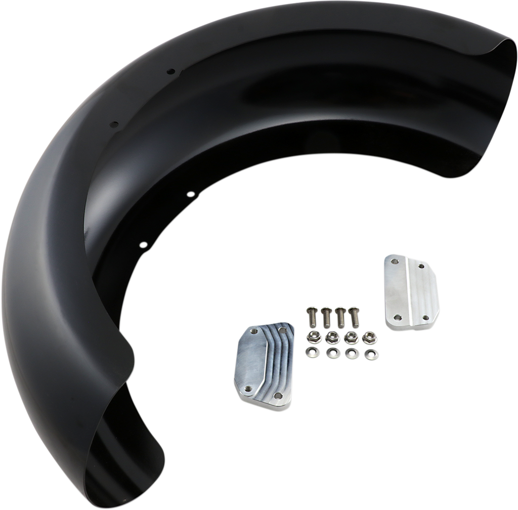 KLOCK WERKS Wrapper Fender Kit - w/ Satin Blocks - Steel - 18" KWF-02-0510