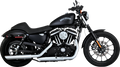 VANCE & HINES 3" Twin Slash Slip-On Muffler - Chrome 16361
