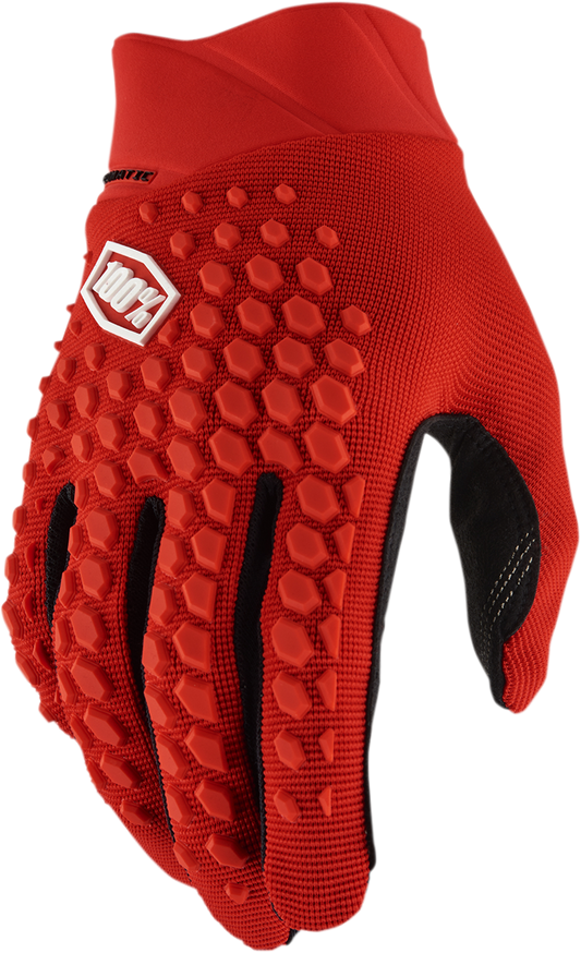 100% Geomatic Gloves - Red - Large 10026-00017