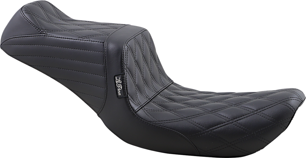 LE PERA Tailwhip Seat - Double Diamond - Black - FXD '99-'03 LN-581DD
