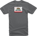 ALPINESTARS Cali 2.0 T-Shirt - Charcoal - 2XL 121272070182X