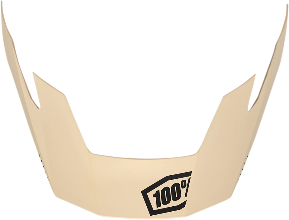 100% Altis Visor - Tan 89029-00004