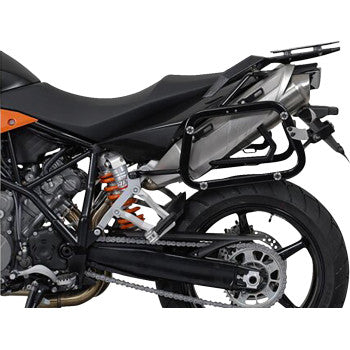 SW-MOTECH TRAX ADV Aluminum Case System - Silver - KTM Super Moto 950/990 '05-'13 KFT.04.621.70100/S