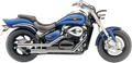 COBRA Classic Slashcut Exhaust - Chrome N/F C50/M50 WITH O2 BUNGS 3167SC