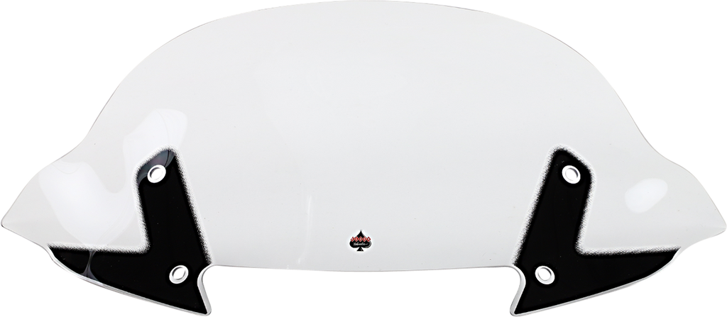 KLOCK WERKS Flare™ Windshield - 11" - Clear - Victory KWW-06-0542