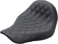 SADDLEMEN Renegade Solo Seat - Lattice Stitched - Black 818-29-002LS