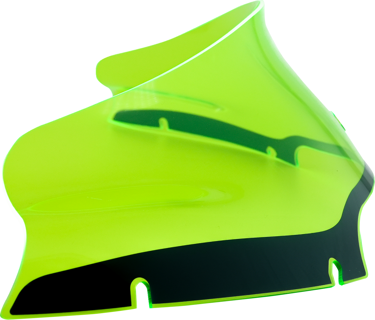 KLOCK WERKS Kolor Flare™ Windshield - 6" - Green Ice - FLTR KWW-01-0631