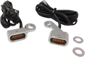 DRAG SPECIALTIES LED Handlebar Marker Lights - XL - Chrome/Amber L22-0231CAENU