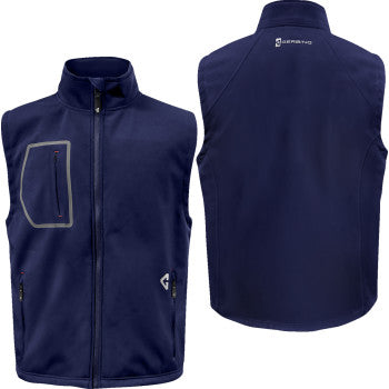 GERBING HEATED CLOTHING 7V Torrid Softshell Heated Vest 2.0 - Navy - 2XL GERTVST7VMNXXL