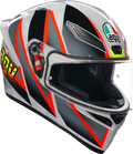 AGV K1 S Helmet - Blipper - Gray/Red - Medium 2118394003030M