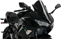 PUIG HI-TECH PARTS Race Windscreen - Black - Kawasaki 3881N