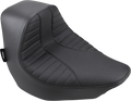 DRAG SPECIALTIES EZ-Solo Seat - Scorpion Stitch - Vinyl - FLFB/S '18-'22 ACT EZ-ON MOUNT STYLE 0802-1185