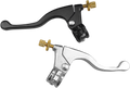 Parts Unlimited Lever Assembly - Right Hand - Shorty - Honda - Silver 43-1101r