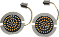 DRAG SPECIALTIES Flat-Style Turn Signal Insert - Amber DS-300-A-1156-T