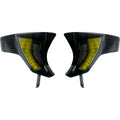CUSTOM DYNAMICS Shark Demon® Turn Signal Vents - Yellow Lens SD-RG23-VTS-AB