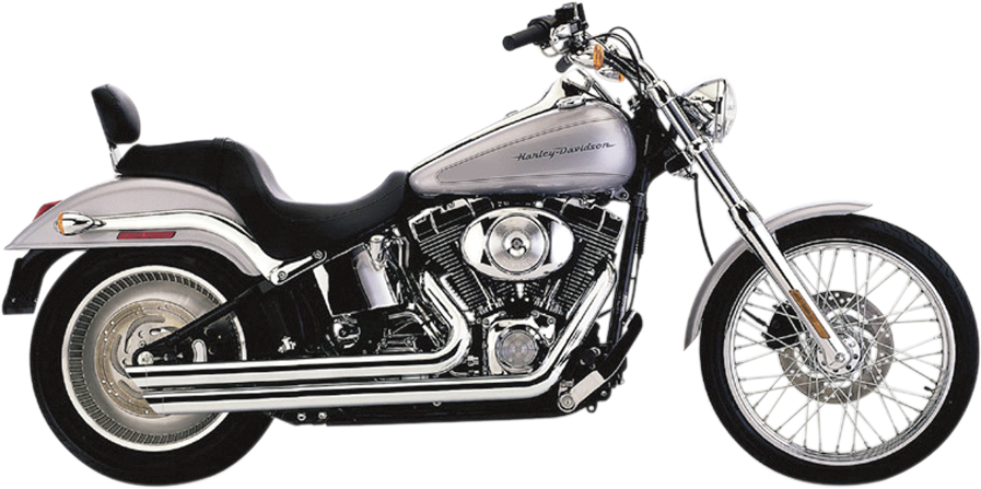 COBRA Speedster Slashdown Exhaust - '12-'17 Softail 6852