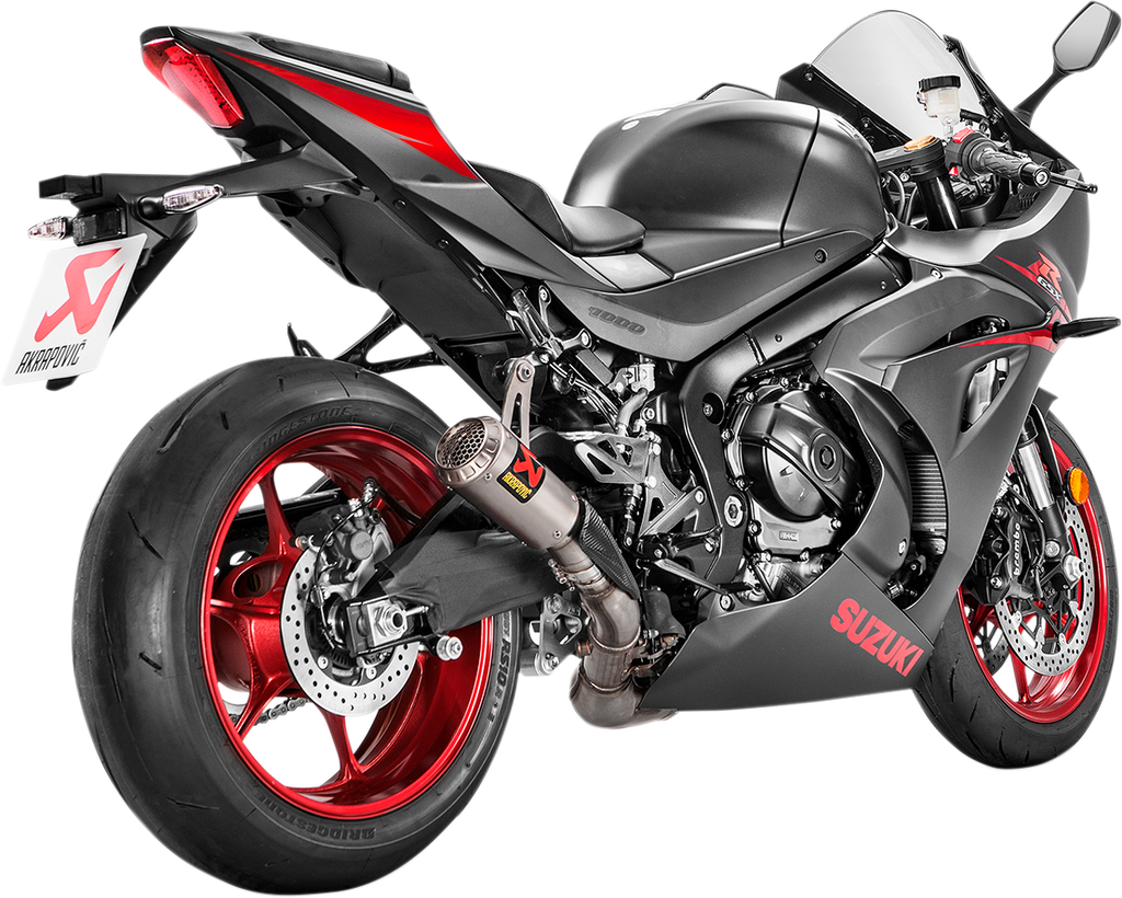 AKRAPOVIC Titanium Muffler GSX-R 1000 2017-2025 S-S10SO13-CUBT 1811-3405