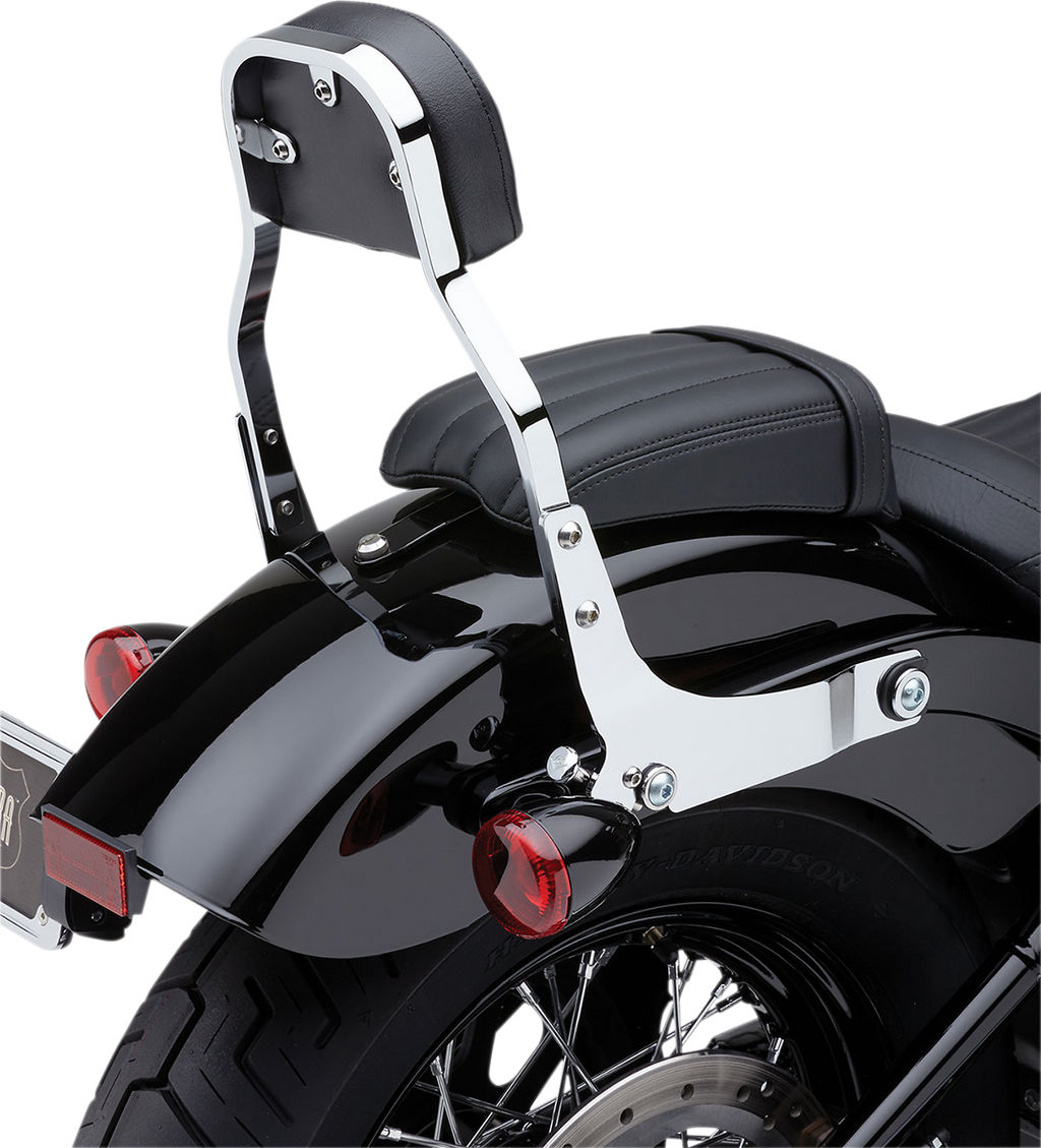 COBRA Backrest Kit - 11" - Chrome - Dyna 602-2024