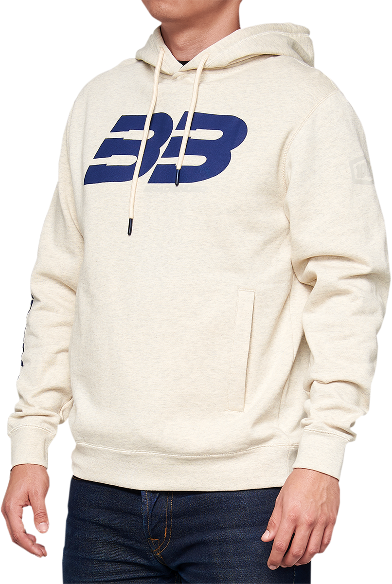 100% BB33 Pullover Welt Pocket Hoodie - Oatmeal - XL BB-36045-484-13