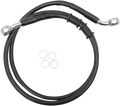 DRAG SPECIALTIES Brake Line - Front - +2" - Black - XL 614771-2BLK