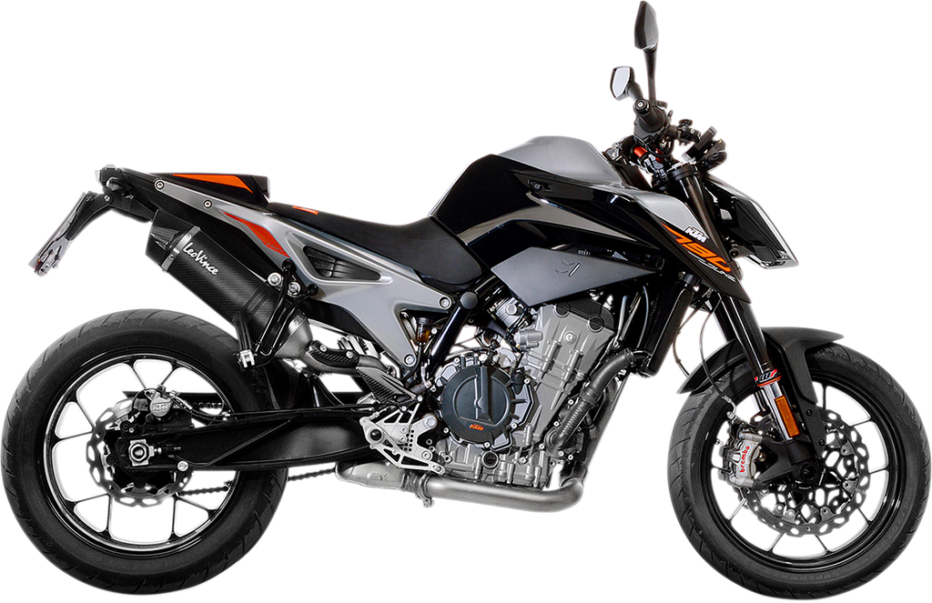 LEOVINCE LV One EVO Muffler - Carbon Fiber - Duke 790/890 2018-2024 14254EU  1811-3571