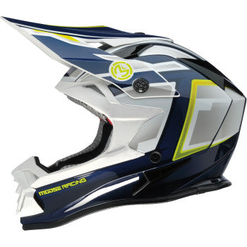 MOOSE OFFROAD MR3 Helmet - F.A.F. - White/Navy/Green - Large 0110-8945