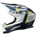 MOOSE OFFROAD MR3 Helmet - F.A.F. - White/Navy/Green - Large 0110-8945