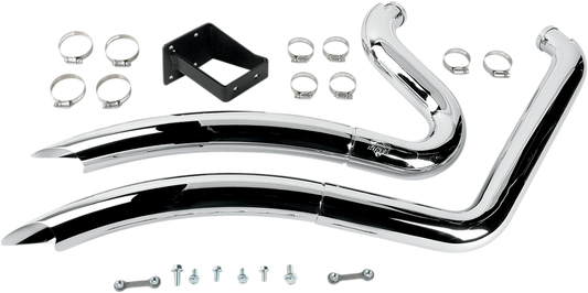 VANCE & HINES Chrome Big Dog Radius  2:2 Exhaust 2006-2010  26037