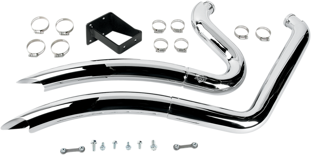 VANCE & HINES Chrome Big Dog Radius  2:2 Exhaust 2006-2010  26037