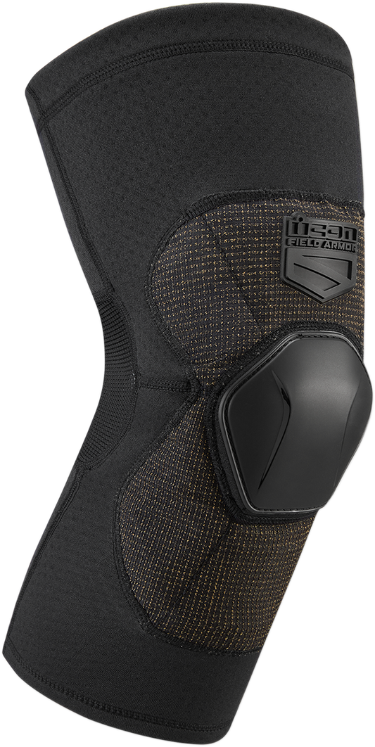 ICON Field Armor™ Compression Knee Guards - Black - XL 2704-0503