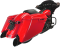 KHROME WERKS 4.5" Mufflers for Touring - Black with Edge 202885