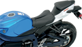 SADDLEMEN Gel Channel Track Carbon Fiber Sport Seat - Black - GSXR 600/750 0810-S029