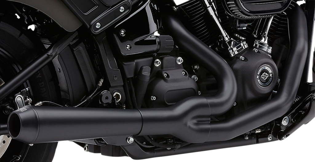 COBRA El Diablo Exhaust - Black Softail  Fat Boy /   Breakout 114  2018-2020 6475B
