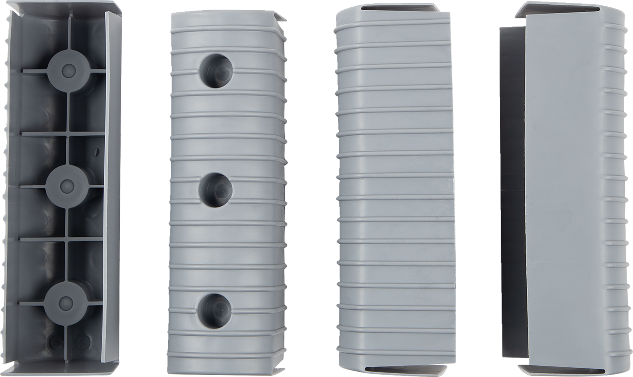 CALIBER BunkWrap Endcap - 2"x6" - Gray - 4 Pack 23053