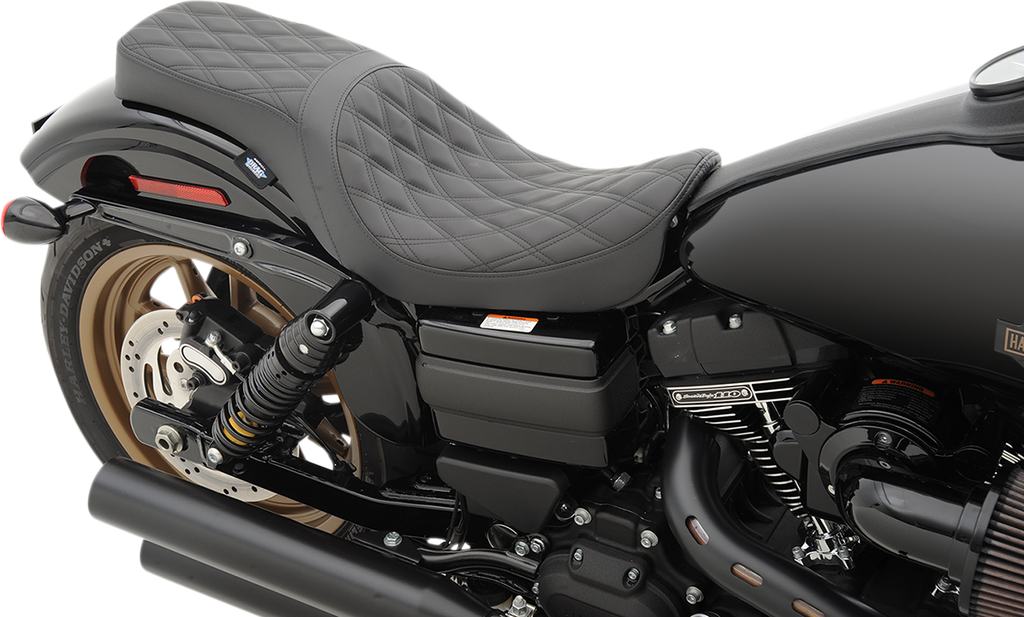 DRAG SPECIALTIES Predator 2-Up Seat - Diamond 0803-0541