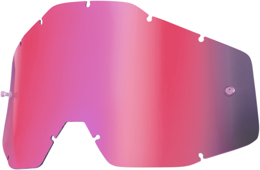 100% Accuri/Strata/Racecraft Lens - Pink Smoke Mirror 51002-016-02