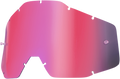 100% Accuri/Strata/Racecraft Lens - Pink Smoke Mirror 51002-016-02