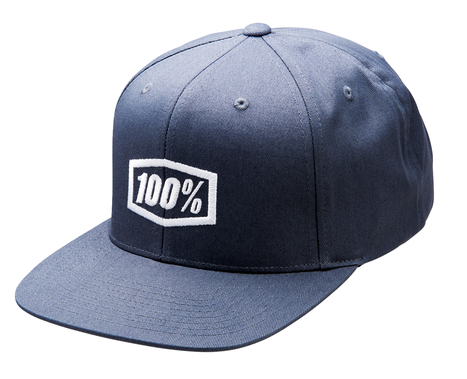 100% Icon Snapback Hat - Heather Charcoal - One Size 20044-00003