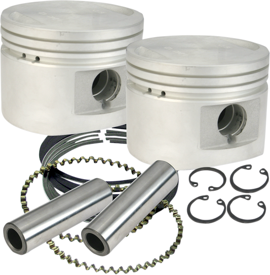 S&S CYCLE Piston Kit ACTUALLY CAST PISTONS 920-0027