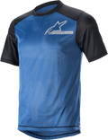 ALPINESTARS Alps 4.0 V2 Jersey - Short-Sleeve - Blue/Black/Silver - XL 1765922-7318-XL