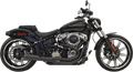 BASSANI XHAUST 2:1 Exhaust - Black Softail /XDR 114  2018-2020  1S62RB